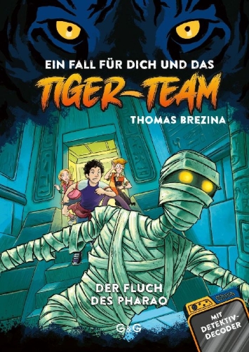 Buchcover und Innenansicht für das Buch: Tiger-Team - Der Fluch des Pharao