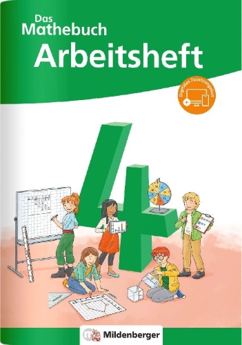 Buchcover und Innenansicht für das Buch: Das Mathebuch 4 Neubearbeitung - Arbeitsheft
