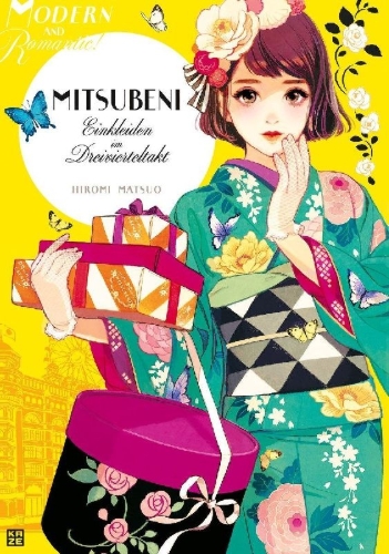 Buchcover und Innenansicht für das Buch: Mitsubeni - Einkleiden im Dreivierteltakt