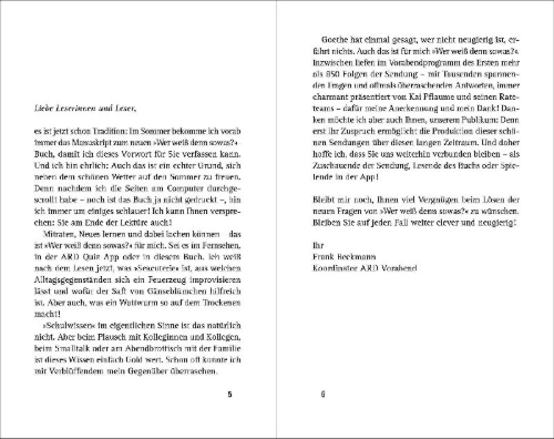 Buchcover und Innenansicht für das Buch: Wer weiß denn sowas? 5