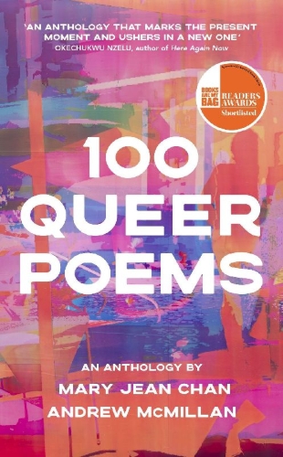Buchcover und Innenansicht für das Buch: 100 Queer Poems