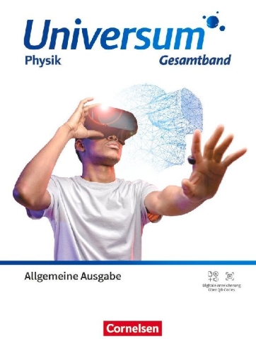Buchcover und Innenansicht für das Buch: Universum Physik - Gymnasium - Allgemeine Ausgabe ab 2025 - Gesamtband -  Schulbuch