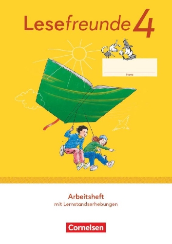 Buchcover und Innenansicht für das Buch: Lesefreunde 4. Schuljahr. Arbeitsheft mit Lernstandserhebungen - Östliche Bundesländer und Berlin