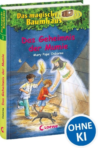 Buchcover und Innenansicht für das Buch: Mummies in the Morning