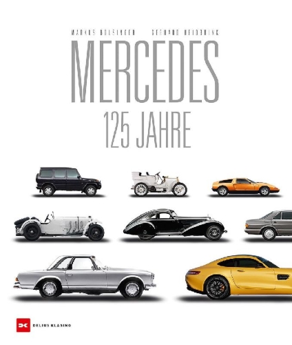 Buchcover und Innenansicht für das Buch: Mercedes 125 Jahre