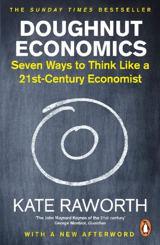 Buchcover und Innenansicht für das Buch: Doughnut Economics