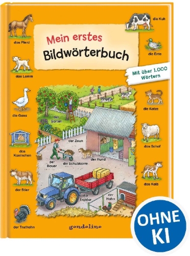 Buchcover und Innenansicht für das Buch: Mein erstes Bildwörterbuch