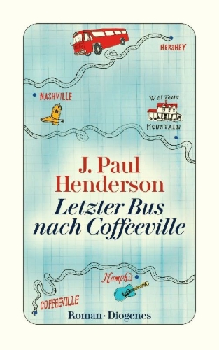 Buchcover und Innenansicht für das Buch: Last Bus to Coffeeville