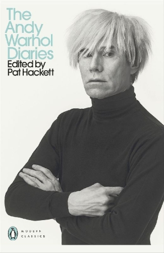 Buchcover und Innenansicht für das Buch: The Andy Warhol Diaries