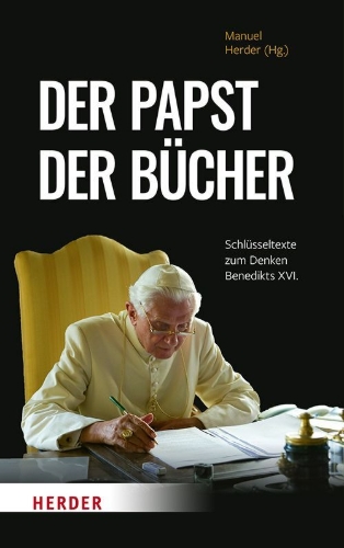 Buchcover und Innenansicht für das Buch: Der Papst der Bücher