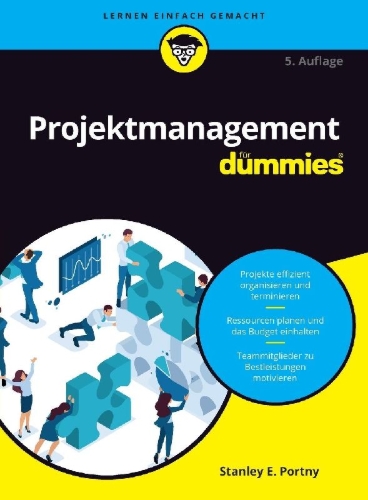 Buchcover und Innenansicht für das Buch: Projektmanagement für Dummies