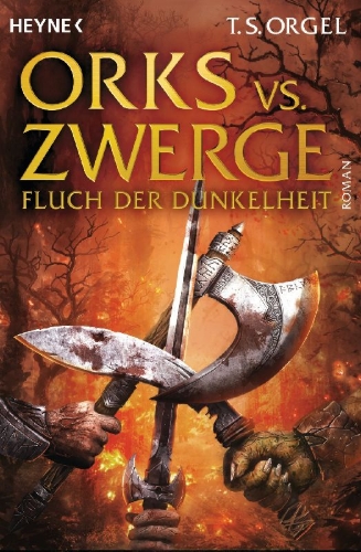 Buchcover und Innenansicht für das Buch: Orks vs. Zwerge 02 - Fluch der Dunkelheit