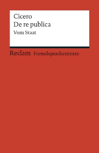 Buchcover und Innenansicht für das Buch: De re publica
