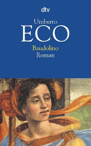 Buchcover und Innenansicht für das Buch:  >Baudolino< 