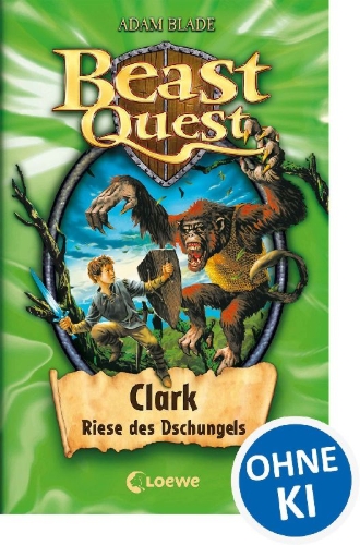 Buchcover und Innenansicht für das Buch: Beast Quest (Band 8) - Clark, Riese des Dschungels