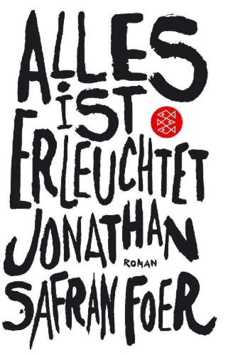 Buchcover und Innenansicht für das Buch: Alles ist erleuchtet
