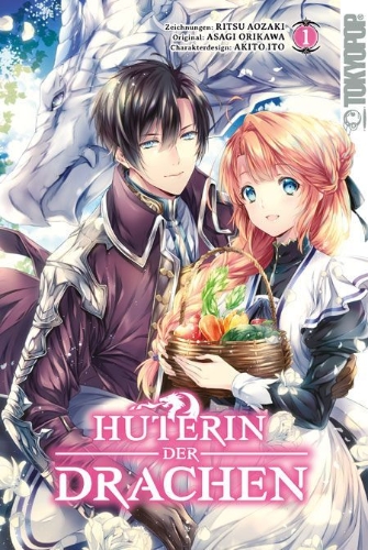 Buchcover und Innenansicht für das Buch: Hüterin der Drachen 01