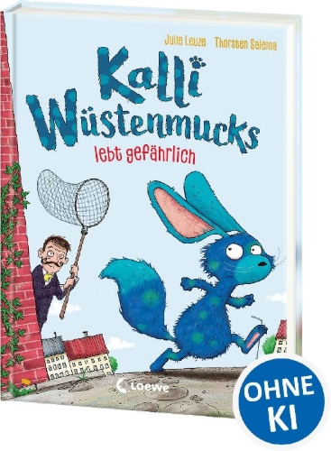 Buchcover und Innenansicht für das Buch: Kalli Wüstenmucks lebt gefährlich (Band 3)