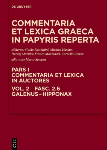 Buchcover und Innenansicht für das Buch: Galenus - Hipponax