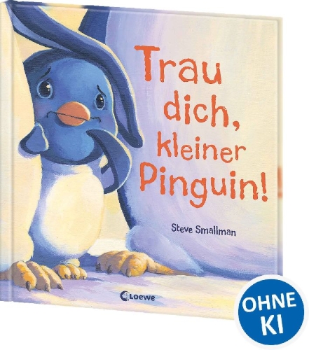 Buchcover und Innenansicht für das Buch: The Not-so-Brave Penguin