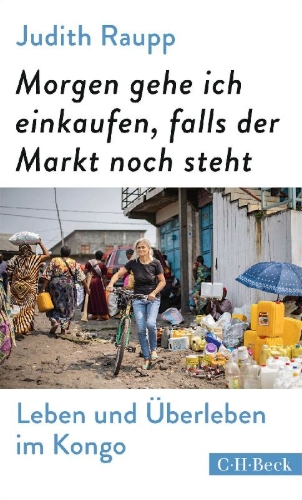 Buchcover und Innenansicht für das Buch: Morgen gehe ich einkaufen, falls der Markt noch steht