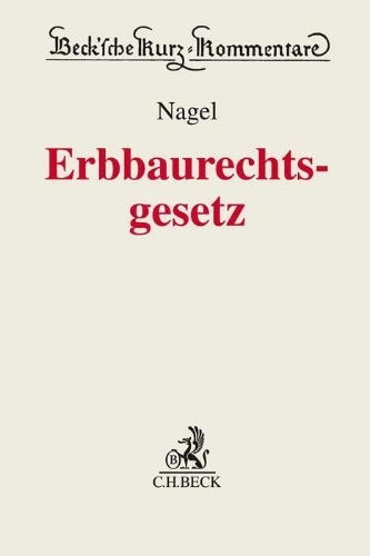 Buchcover und Innenansicht für das Buch: Erbbaurechtsgesetz