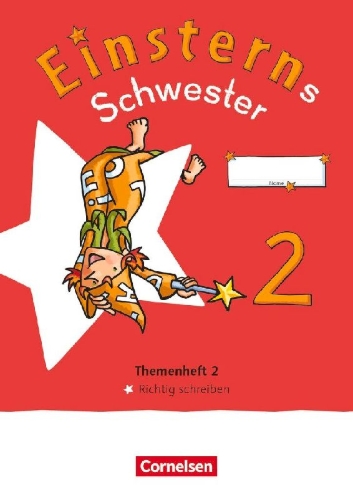 Buchcover und Innenansicht für das Buch: Einsterns Schwester - Sprache und Lesen 2. Schuljahr. Themenheft 2 - Verbrauchsmaterial