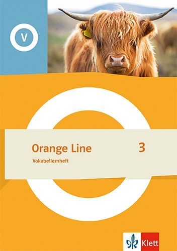 Buchcover und Innenansicht für das Buch: Orange Line 3. Vokabellernheft Klasse 7
