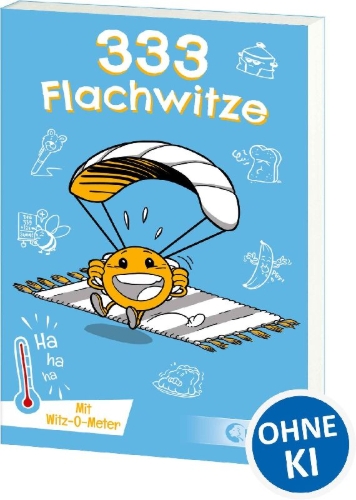 Buchcover und Innenansicht für das Buch: 333 Flachwitze
