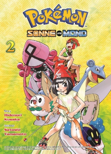 Buchcover und Innenansicht für das Buch: Pokémon - Sonne und Mond