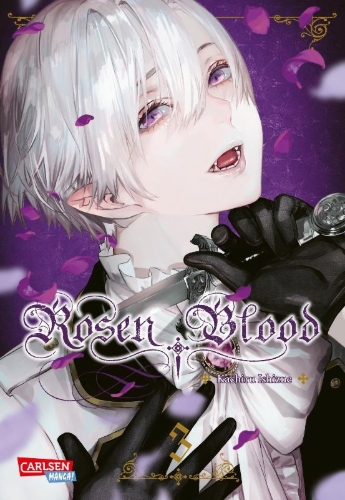 Buchcover und Innenansicht für das Buch: Rosen Blood