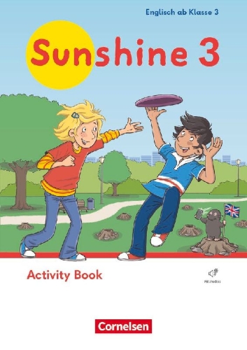 Buchcover und Innenansicht für das Buch: Sunshine 3. Schuljahr. Activity Book