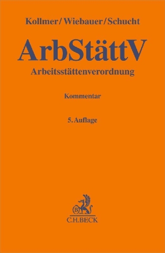 Buchcover und Innenansicht für das Buch: Arbeitsstättenverordnung (ArbStättV)