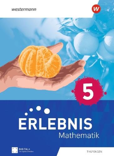 Buchcover und Innenansicht für das Buch: Erlebnis Mathematik. Schulbuch 5. Für Thüringen