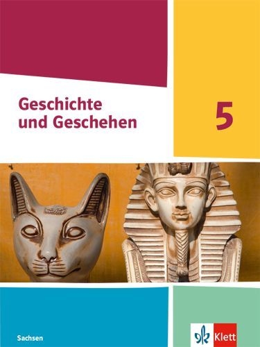 Buchcover und Innenansicht für das Buch: Geschichte und Geschehen 5. Ausgabe Sachsen Gymnasium. Schulbuch Klasse 5