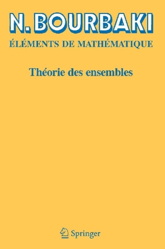 Buchcover und Innenansicht für das Buch: Théorie des ensembles