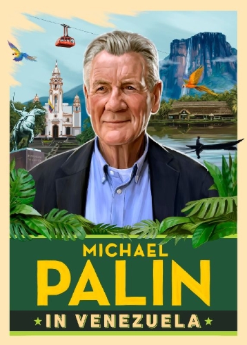 Buchcover und Innenansicht für das Buch: Michael Palin in Venezuela