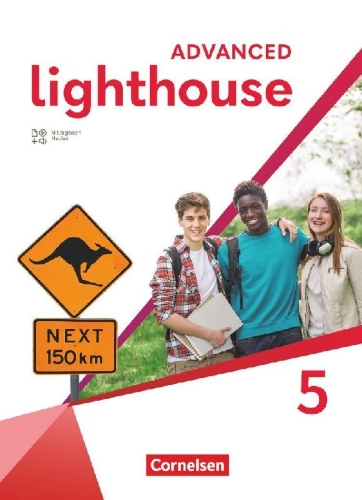 Buchcover und Innenansicht für das Buch: Lighthouse Band 5: 9. Schuljahr - Advanced Edition - Schulbuch (Festeinband) mit digitalen Medien