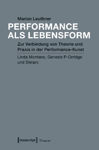 Buchcover und Innenansicht für das Buch: Performance als Lebensform