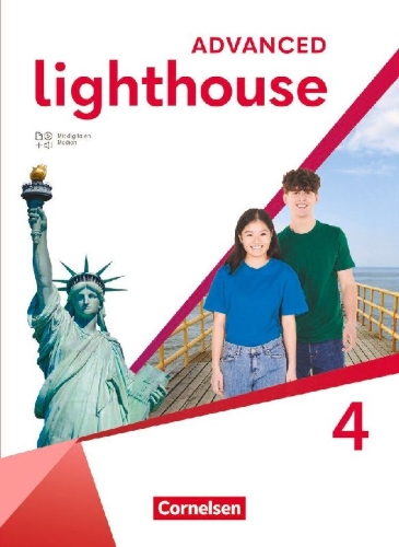 Buchcover und Innenansicht für das Buch: Lighthouse Band 4: 8. Schuljahr - Advanced Edition - Schulbuch (Kartoniert)