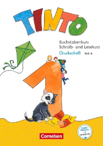 Buchcover und Innenansicht für das Buch: Tinto 1 1. Schuljahr - Buchstabenkurs mit Schreib- und Lesekurs Druckschrift