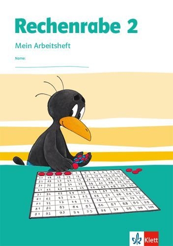 Buchcover und Innenansicht für das Buch: Rechenrabe 2. Arbeitsheft Klasse 2. Ausgabe Nordrhein-Westfalen ab 2018