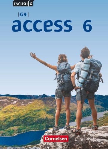 Buchcover und Innenansicht für das Buch: English G Access G9 Band 6: 10. Schuljahr - Schulbuch