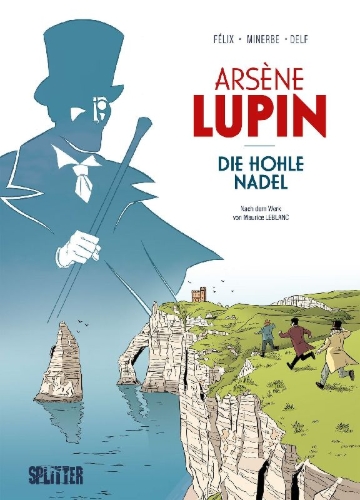 Buchcover und Innenansicht für das Buch: Arsène Lupin: L'aiguille creuse