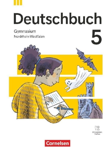 Buchcover und Innenansicht für das Buch: Deutschbuch Gymnasium 5. Schuljahr - Ausgabe Nordrhein-Westfalen 2026 - Schulbuch mit digitalen Medien