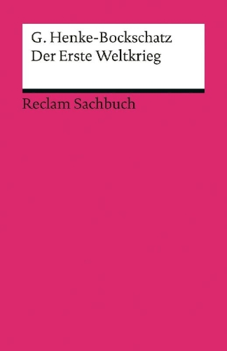 Buchcover und Innenansicht für das Buch: Der Erste Weltkrieg