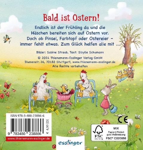 Buchcover und Innenansicht für das Buch: Fröhliche Ostern!