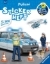 Buchcover und Innenansicht für das Buch: Wieso? Weshalb? Warum? Stickerheft: Polizei