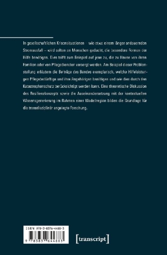 Buchcover und Innenansicht für das Buch: Resilienz im Katastrophenfall