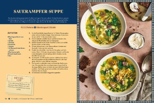 Buchcover und Innenansicht für das Buch: Schmeckt wie Heimat